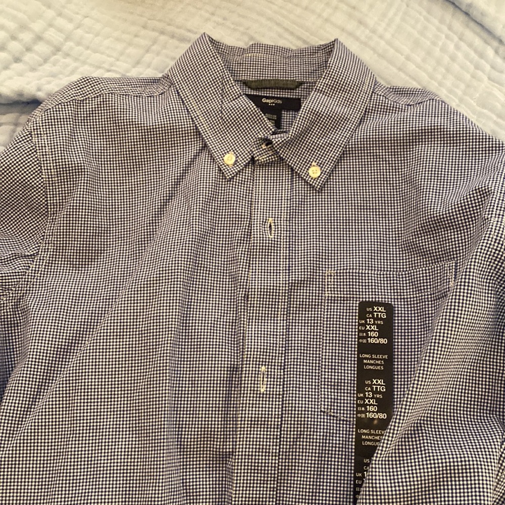 Gap Boys Button Down XXL Shirt-Classic! - Picture 4 of 5